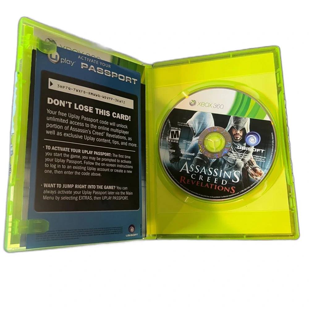 Assassin's Creed Revelations (Xbox 360, 2011) Tested Working With Manual Insert